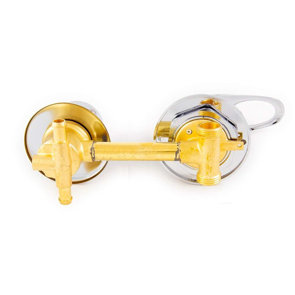 Смеситель для душевой кабины с переключателем на 2 режима 120мм под хомут