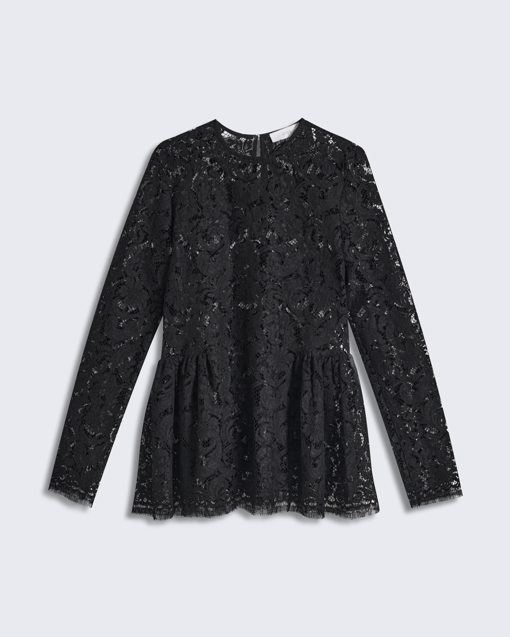 Топ из кружева Рьешар Мареско черный