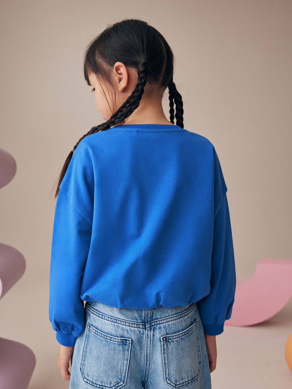 Толстовка для девочки Next K88-373, Синий