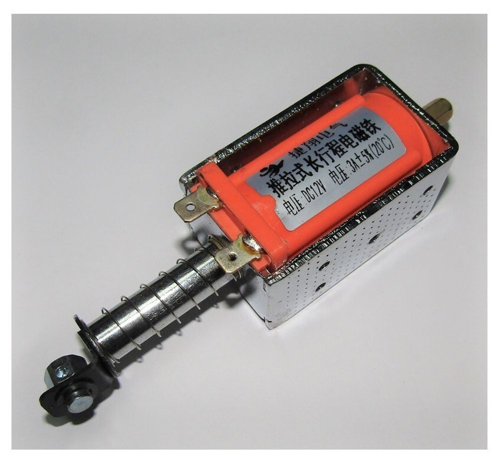 Соленоид воздушной заслонки карбюратора  12V 3A/Solenoid of choke control