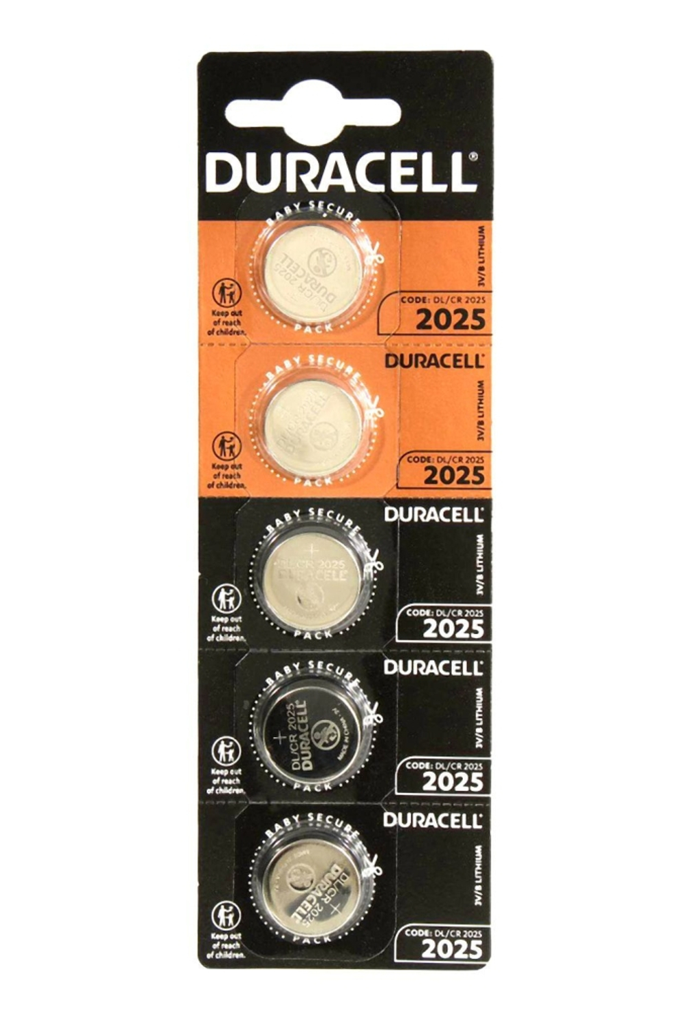 Duracell 2025 бл.5уп20 кор 200