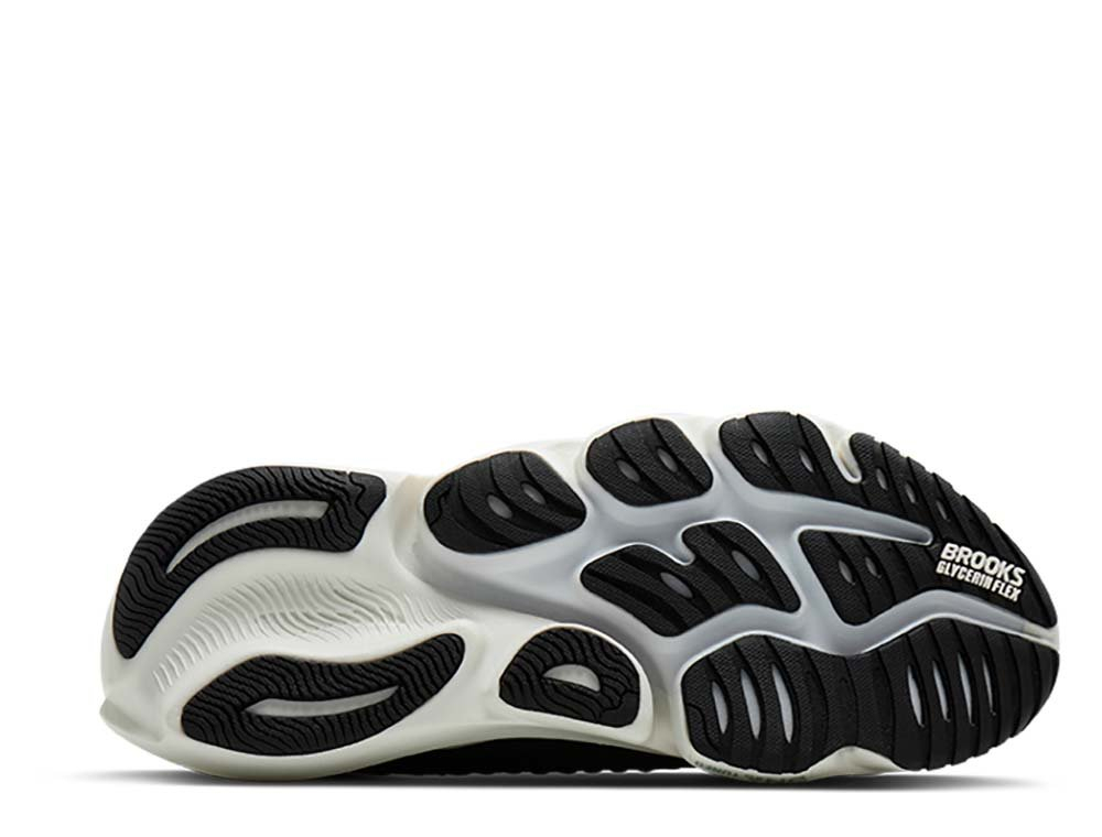 Кроссовки для бега мужские Brooks Glycerin Flex M черно-белые