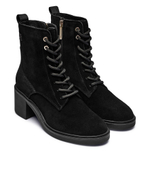 Кожаные ботильоны на каблуке Tommy Hilfiger - черный(FW0FW08090)