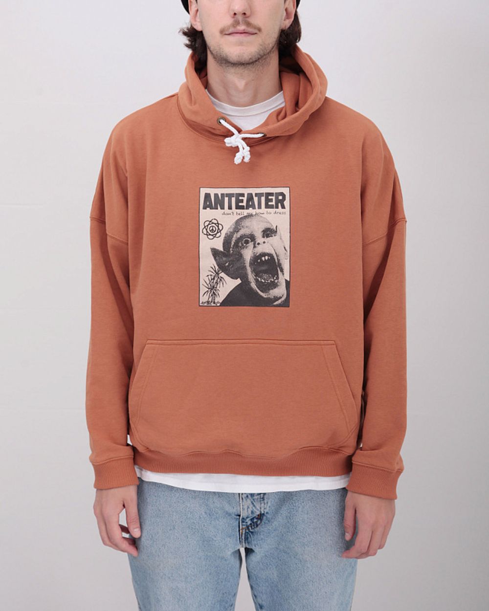 Худи Anteater Creepy Face Терракот