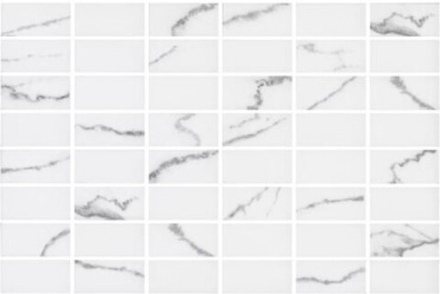 Декор Мираколи мозаичный белый глянцевый (MM8380)