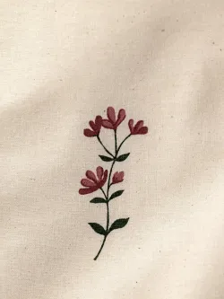 Декоративная наволочка с рюшами, оборками "Гербарий Эко" 40х60 см, 1 шт, без молнии