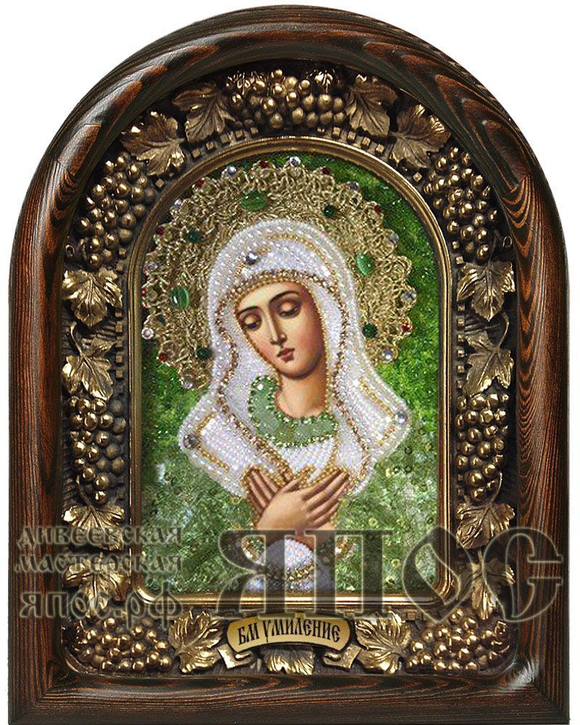 Икона Пресвятая Богородица Умиление бисер