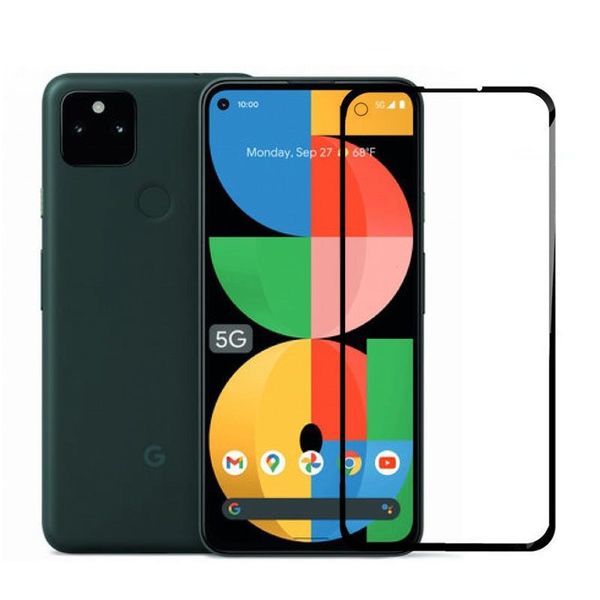Защитное стекло 2.5d для Google Pixel 5a 5G (Black / Черное)