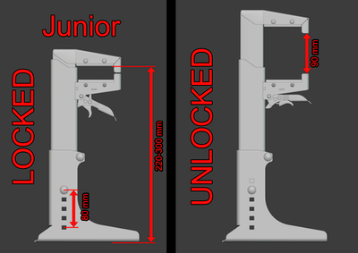 Мотокрепления Quick Lock V2 red Junior