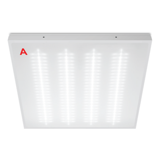 Светильник МЕДИК ДВО08-042 с БАП EM1 36Вт 6500К IP65 Микропризма 4400лм 595х595х48мм WOLTA PRO