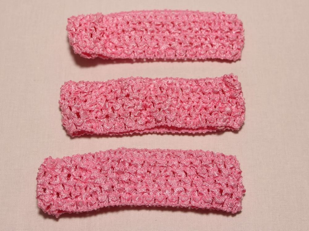 Повязка ажурная, 45 мм, цвет №08 светло-розовый (1 уп = 12 шт), Арт. ПВ0045-08