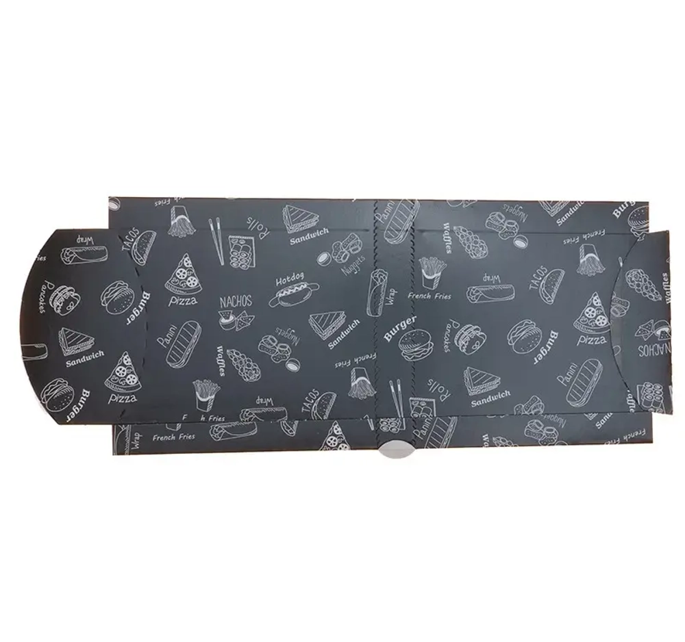 Упаковка для роллов (шаурмы) Complement Black 210х80х60мм