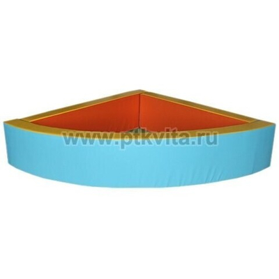 Сухой бассейн на каркасе – угловой разборный Объем: 0,5 м3