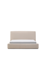 Blok Кровать бежевая со съемными чехлами для матраса 160 х 200 см