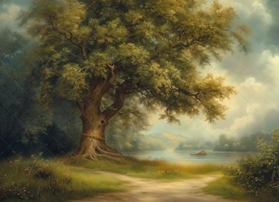 Лукоморье №2 - фон неопреновый