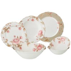 СТОЛОВЫЙ СЕРВИЗ LEFARD "АСТРА" НА 6 ПЕР. 21 ПР. (КОР=2НАБ.)