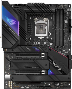 Материнская плата ASUS ROG STRIX Z590-E GAMING WIFI, LGA1200, Z590, 4*DDR4, DP+HDMI, SLI+CrossFireX, SATA3 + RAID, Audio, 2,5Gb LAN, USB 3.2*9, USB 2.0*8, ATX ; 90MB1640-M0EAY0