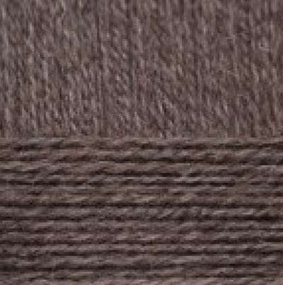 Пряжа "Верблюжья", 65% шерсть, 35% акрил, 100 гр, 600 м, натуральный тёмный серый