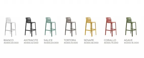 Барный стул Net Stool 75 см коралловый