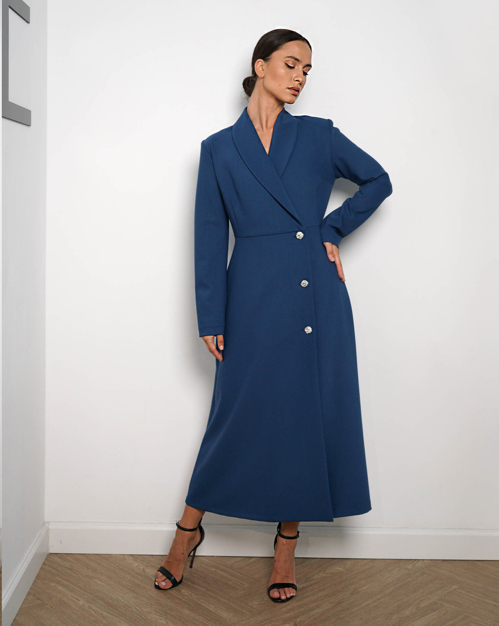 Платье "Элегантная особа" в синем