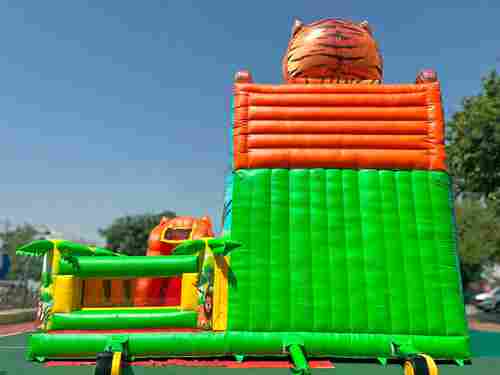 Коммерческий надувной батут «Сафари-Тигр», 12*9*9 м