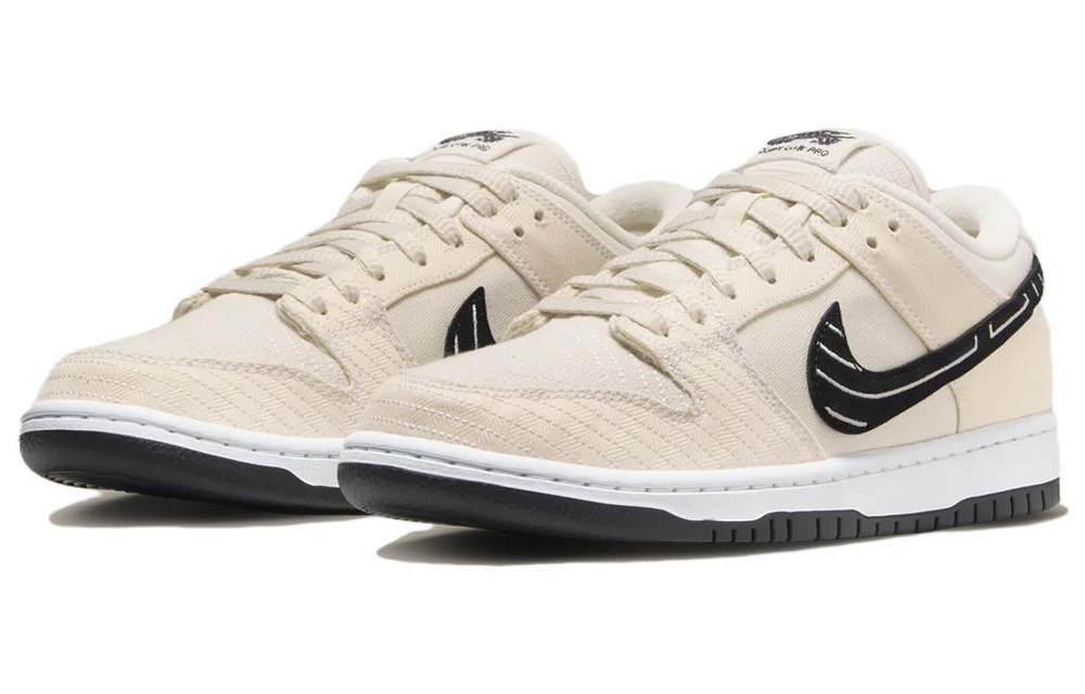 Кроссовки Albino Preto X Nike Dunk Sb Pro "Pearl White"