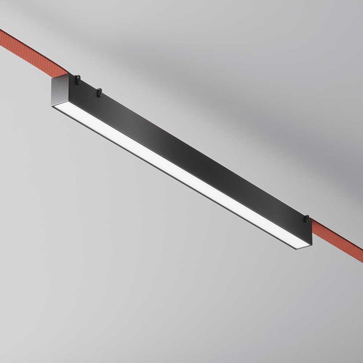 Подвесной светодиодный светильник Maytoni Technical Pendant system Parity Basis TR129B-24W4K-B