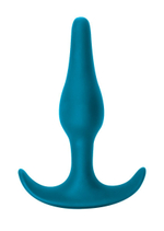 Бирюзовая анальная пробка Starter - 10,5 см.