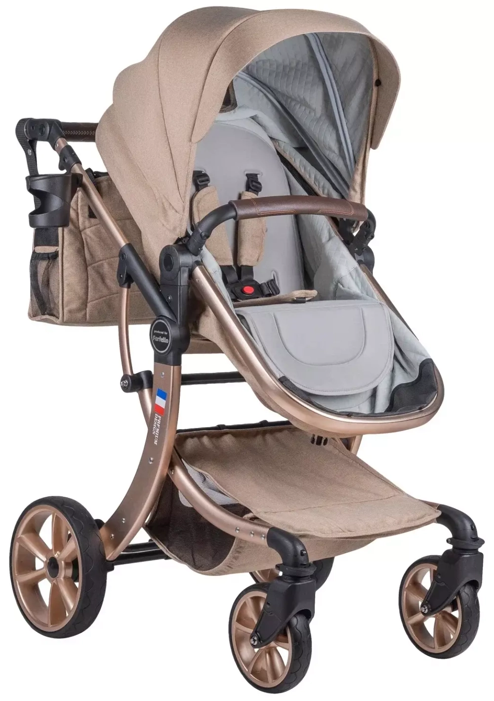 Коляска трансформер Aimile Original Autumn (Кремовый / Cream AA-6)