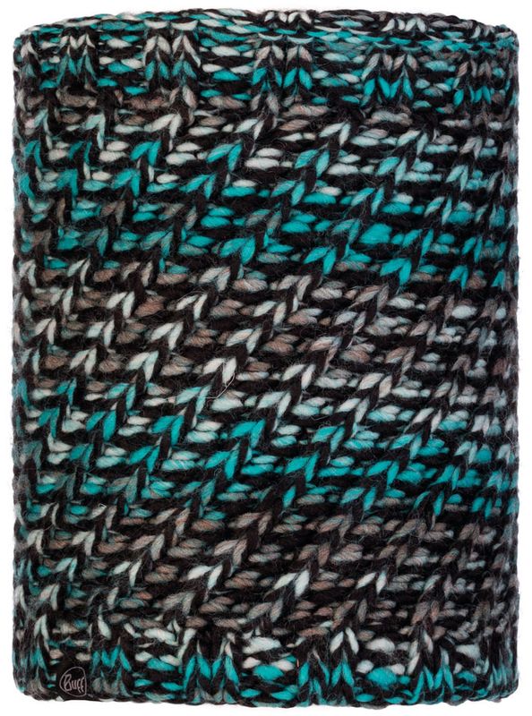 Вязаный шарф-труба с флисом Buff Neckwarmer Knitted Polar Valya Turquoise Фото 1