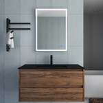 Тумба под раковину Vincea Gio 1000 подвесная, 2 выкатных ящика soft-close, C.Oak