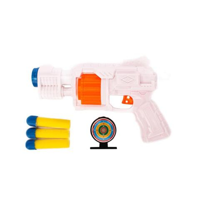 Пистолет с мягк.пулями, блистер YK-9661