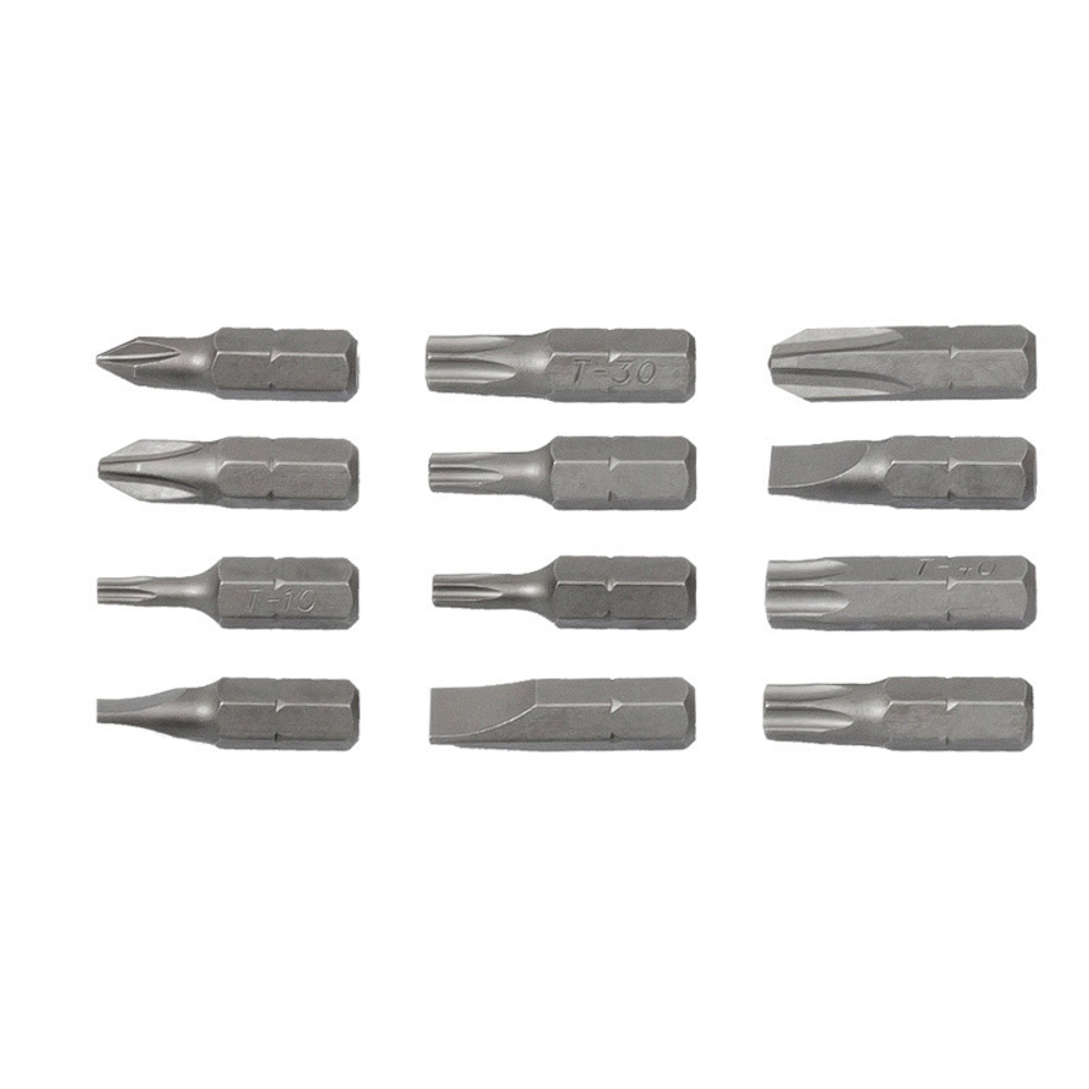 МАСТАК (049-13B) Гибкая реверсивная отвертка с битами 13 в 1