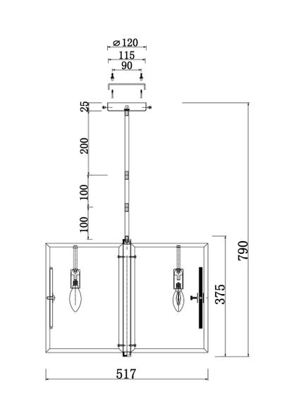 Подвесная люстра Maytoni Marmo MOD099PL-06G