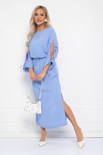 Платье Здравствуй лето (голубое) П12636-8 LT Collection