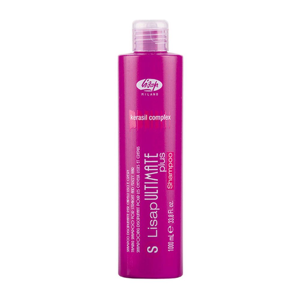 Шампунь с разглаживающим действием Lisap Ultimate Plus Taming Shampoo For Straight and Curly Hair, 1000 мл.