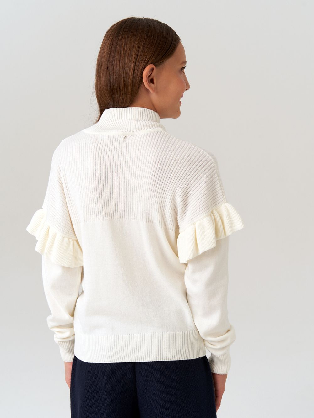 Джемпер для девочки AT244 молочный