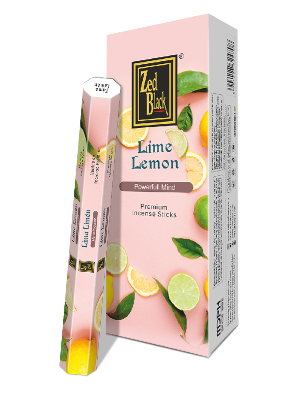 Zed Black Spanish Series Lime Lemon шестигранник Благовоние Лайм Лимон