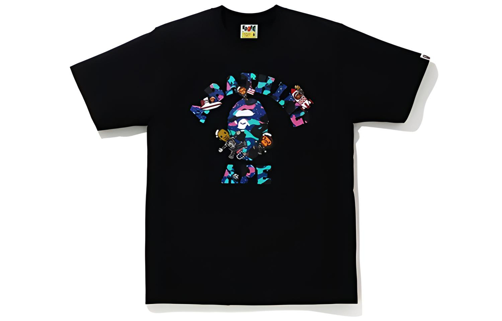 A Bathing Ape X Kid Cudi College Moon Man Tee