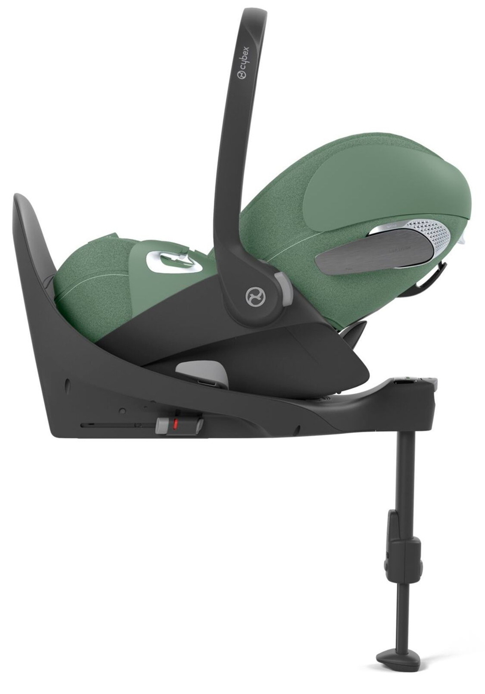 Коляска Cybex Priam IV Rosegold complete Cloud T Leaf Green Plus Base T 3 в 1 Peach Pink