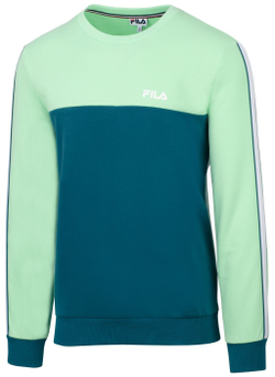 Мужская теннисная кофта Fila Sweater Manu - green ash