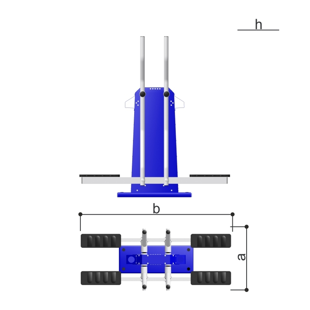 Уличный тренажер "Двойные лыжи" Romana 207.21.05