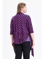 Кардиган полоска трикотаж масло летний