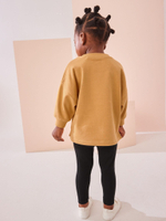 Лонгслив и легинсы в комплекте для мальчика Next B54-393, 2 шт., Серый, Горчичный