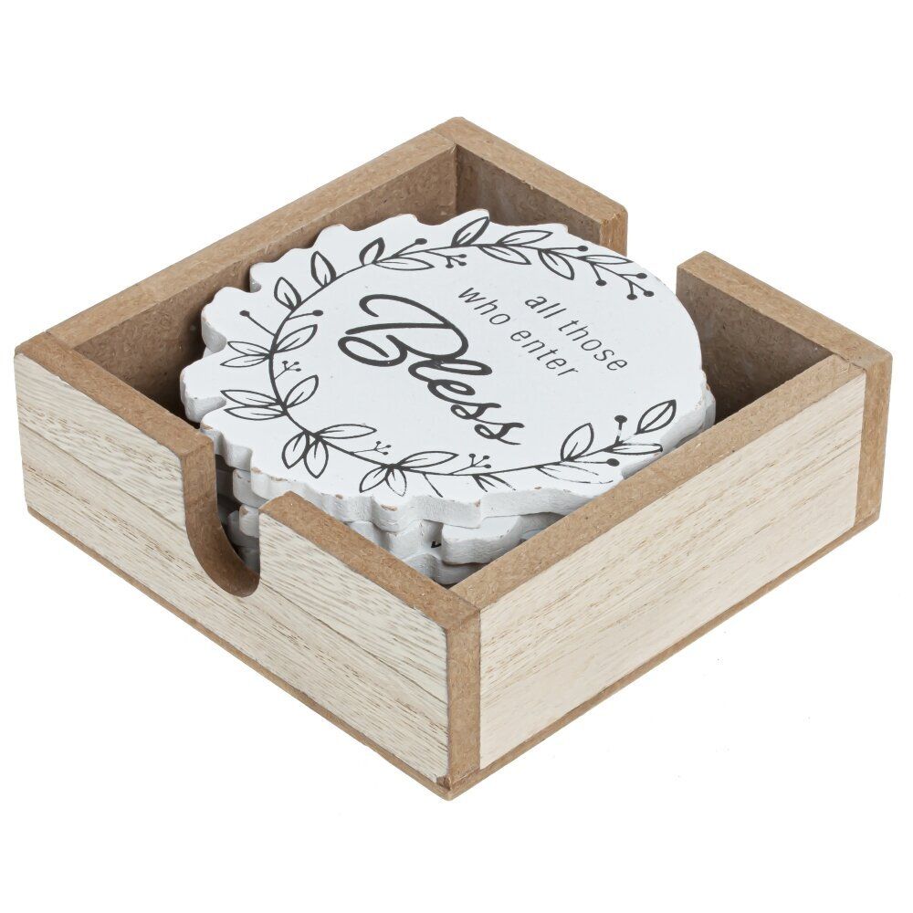 GAEM Набор из 6-ти подставок под кружку на подставке, L12 W12 H4 см