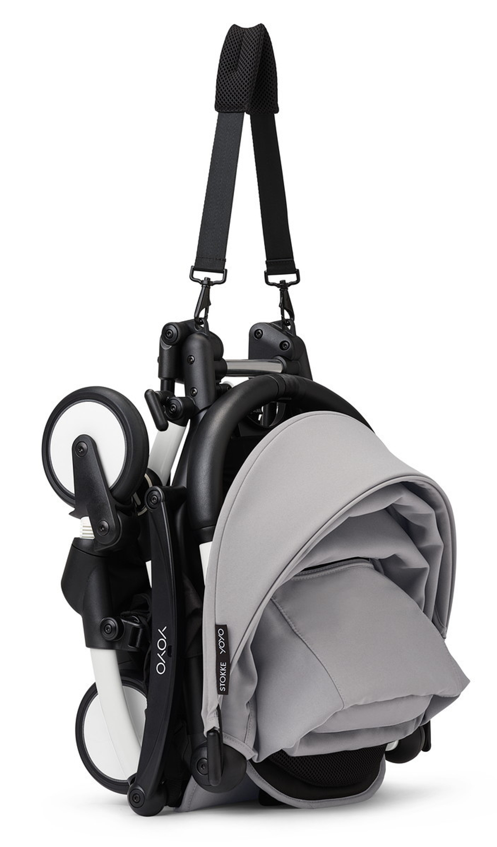 Коляска Stokke YOYO3 Newborn Pack рама белая White 2 в 1 Stone