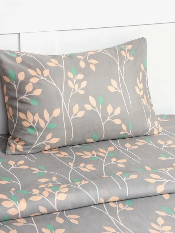 Постельное бельё 1,5сп Экономь и Я «Весенний лес» 143х215см, 145х214см, 50х70см-1 шт, 60 г/м2, микрофибра