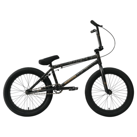 Велосипед TechTeam Grasshoper 20"х20,8" черный 2024