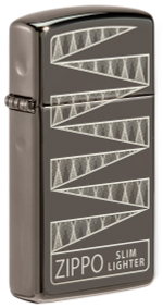 Лимитированная коллекционная классическая американская бензиновая широкая зажигалка ZIPPO Mountain Design 49709 в подарочной коробке