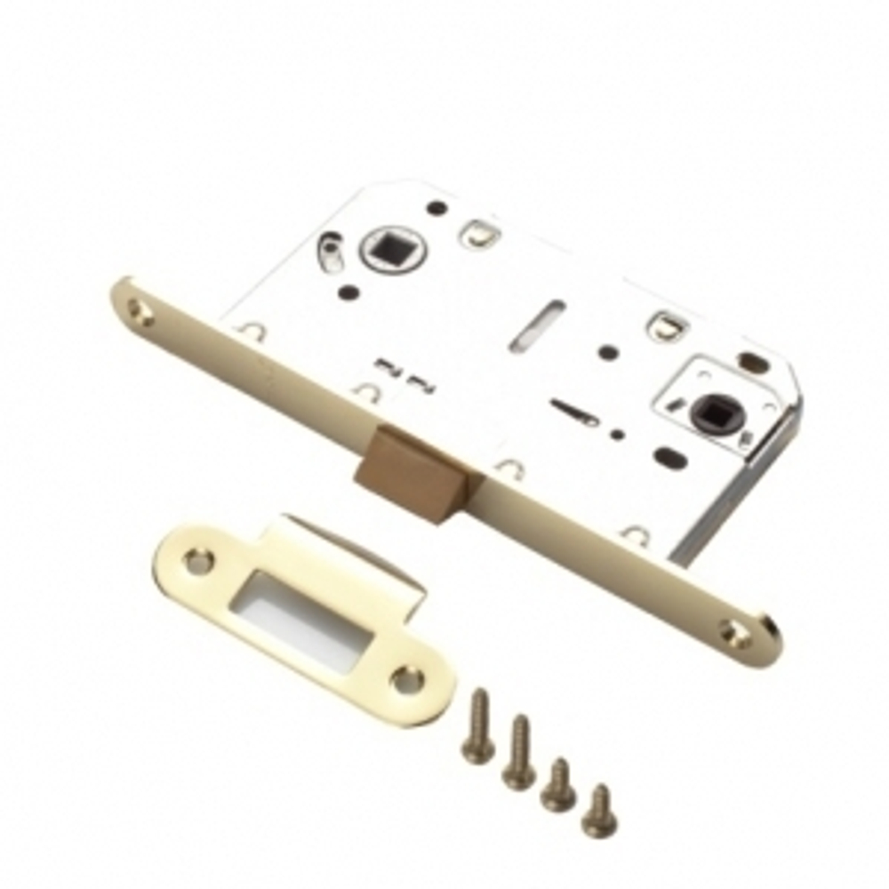 [ТОВАРА НЕТ В НАЛИЧИИ] Замок сантехнический Ренц LB 96 pl B, цвет латунь блестящая (гарантия - 12 месяцев)